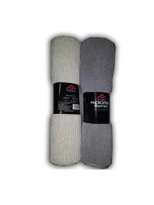 Prostirka za kupatilo 60x100cm  siva microfiber CHT002 50