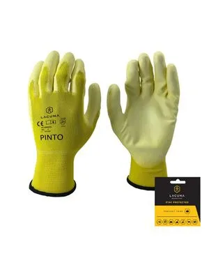 Rukavica polyamide žuta vel.9 6PINTOYLWT