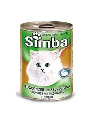 Simba 415g konzerve za mace divljač