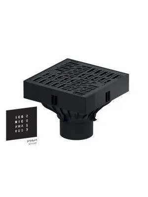 Slivnik dvorišni 25x25cm vertikalni  B125 SelfXtraPoint 319430 ACO
