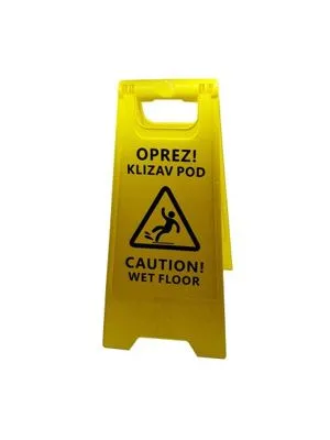 Tabla upozorenja 'Klizav pod ' PVC 60x30cm