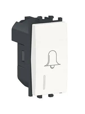Tipkalo 1M simb/zvono lokator modularno bijelo EASY
