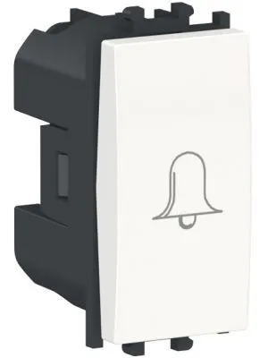 Tipkalo/zvono 1M modularni bijeli EASY