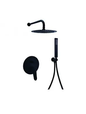 Tuš set podžbukni komplet Amazon Black MIFONTE