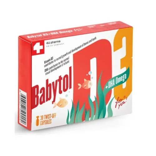 Babytol D3 + DHA kapsule a30