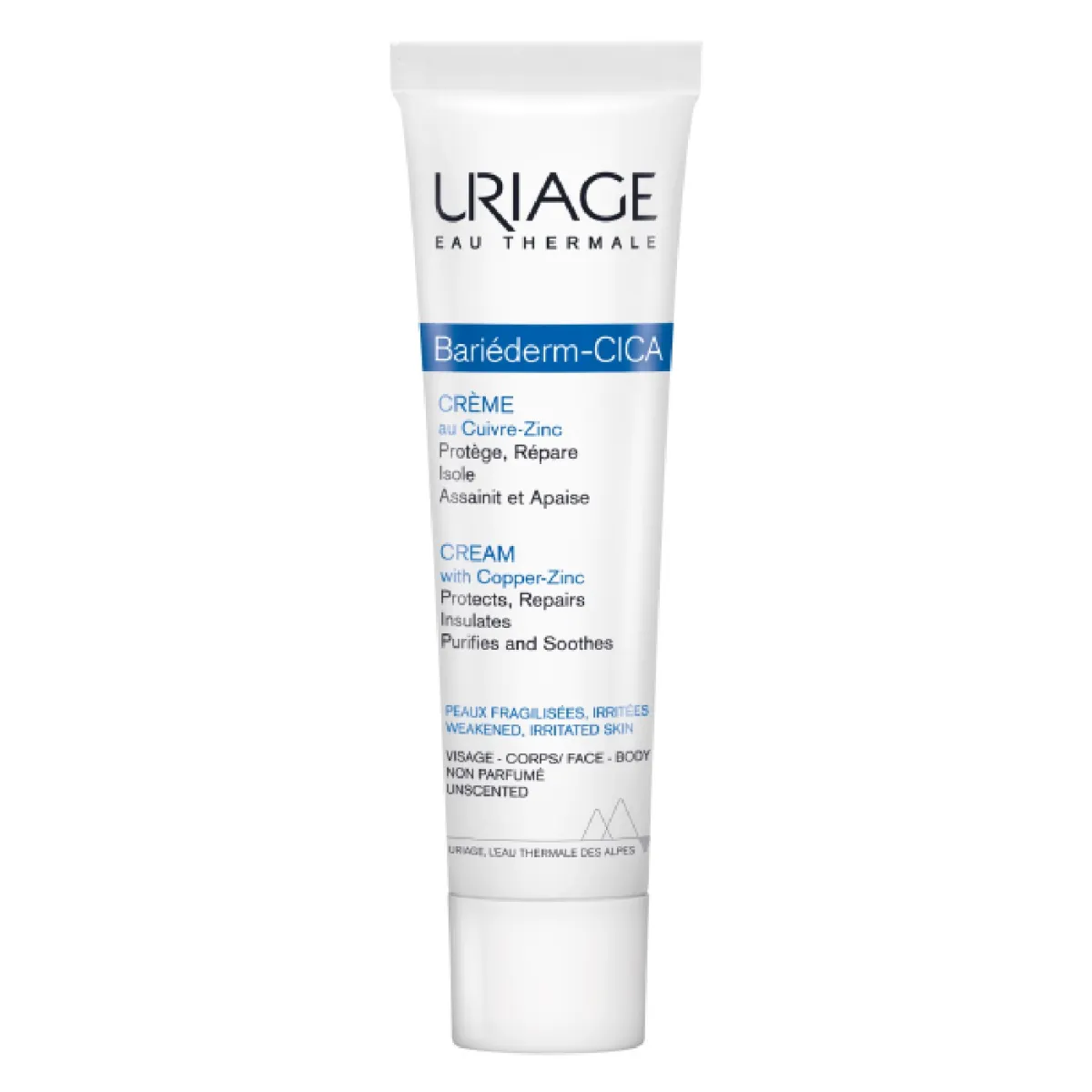 URIAGE Bariéderm-CICA Krema s Bakrom i Cinkom 40 ml