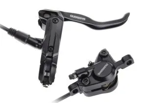 KOČNICA SHIMANO DEORE BL-M505L + BR-M447L DISK SET LEVA RUČICA + PREDNJA ČELJUST CRNA