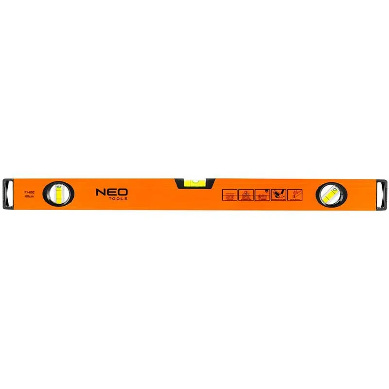Alu libela s 3 nivelatora 60-200 cm NEO 71-092-71-097