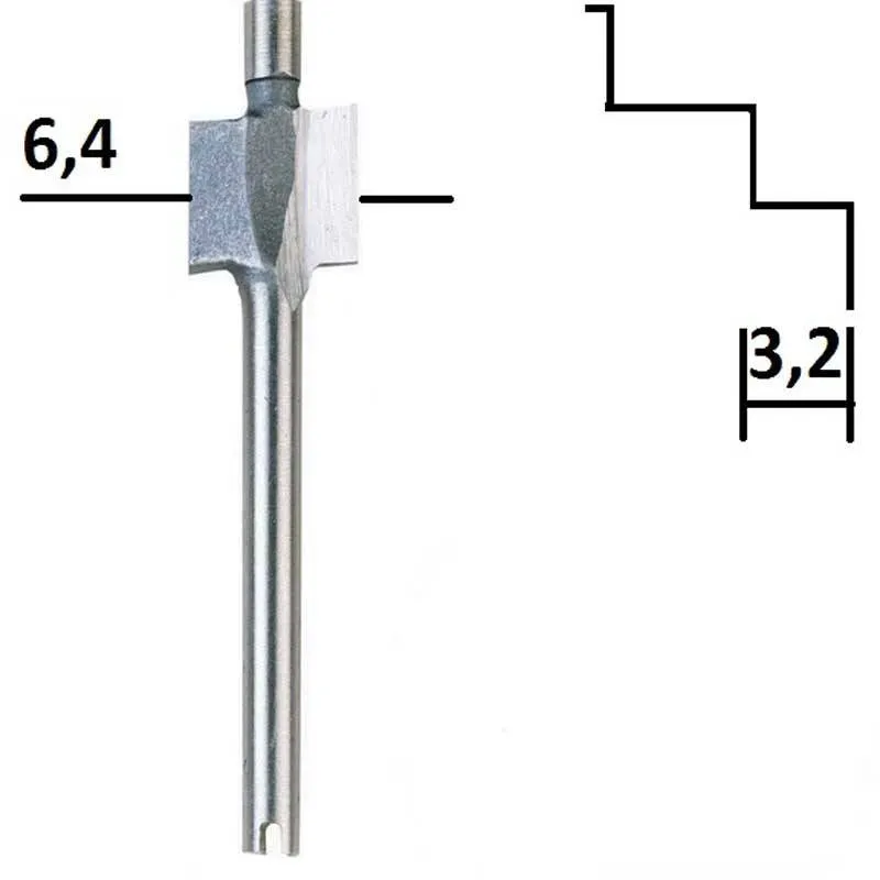 Glodalo za drvo za polu-utore 29038 PROXXON