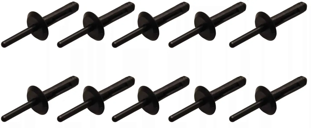Plastične maskirne zakovice za BGS 8463 | 6,3 x 25,2 mm | 10-dijelni set