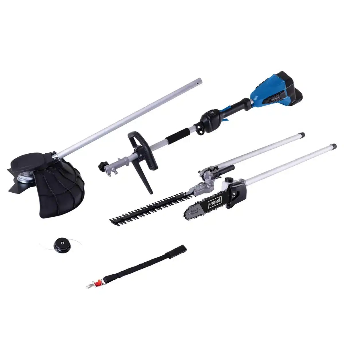 SCHEPPACH Aku multifunkcionalni trimer Brushless 4u1 IXES BC-MFH400-X – Solo