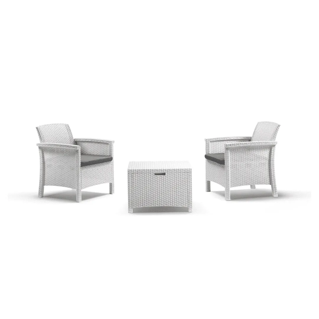 Vrtni set od ratana Venezia Terrace bijeli