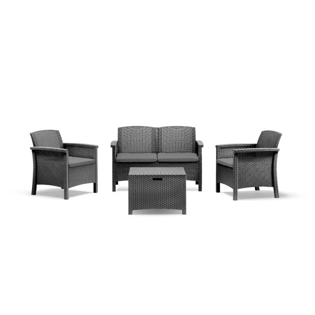 Vrtni set VENEZIA 2-sivi