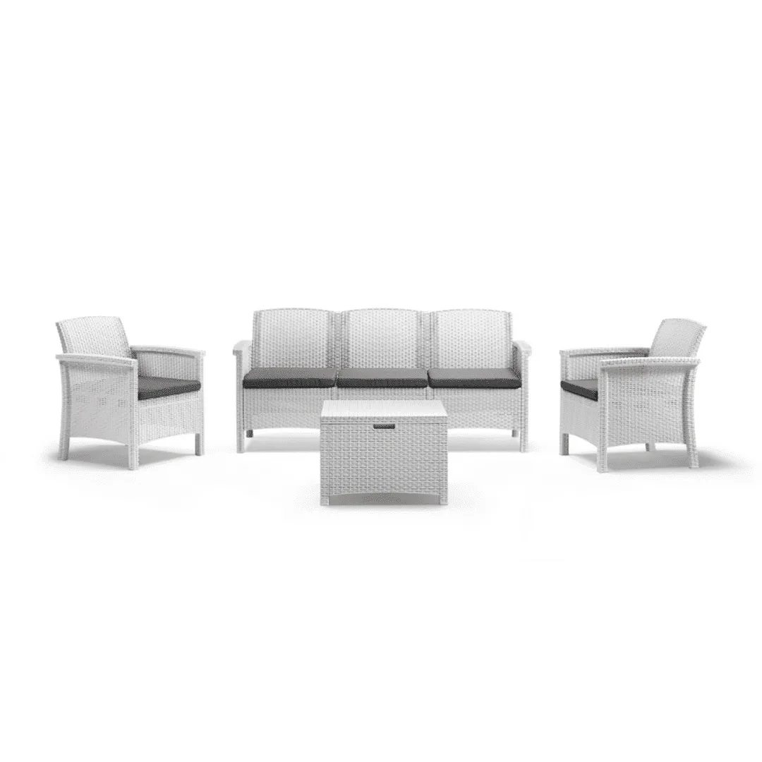 Vrtni set VENEZIA 3-bijeli