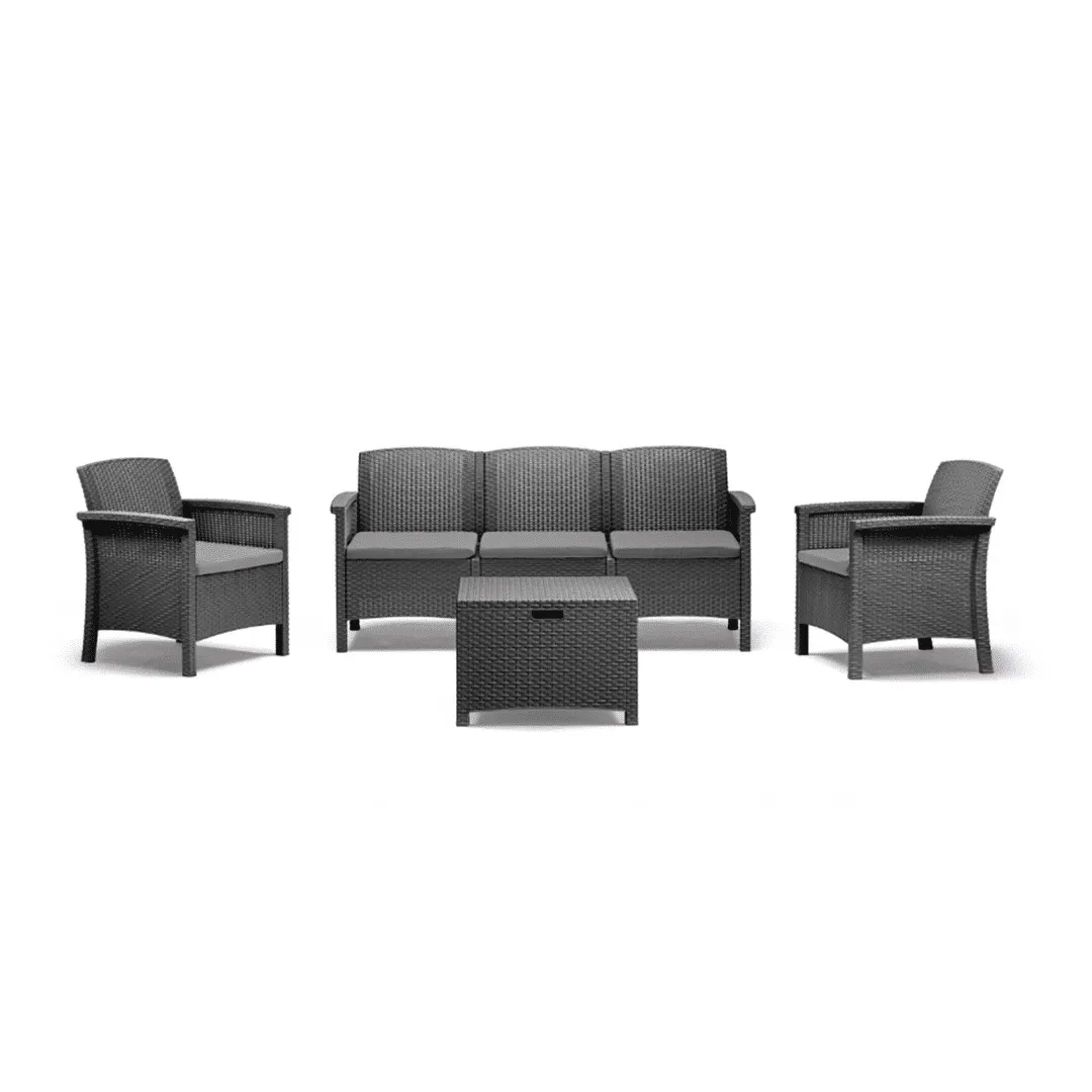 Vrtni set VENEZIA 3-sivi