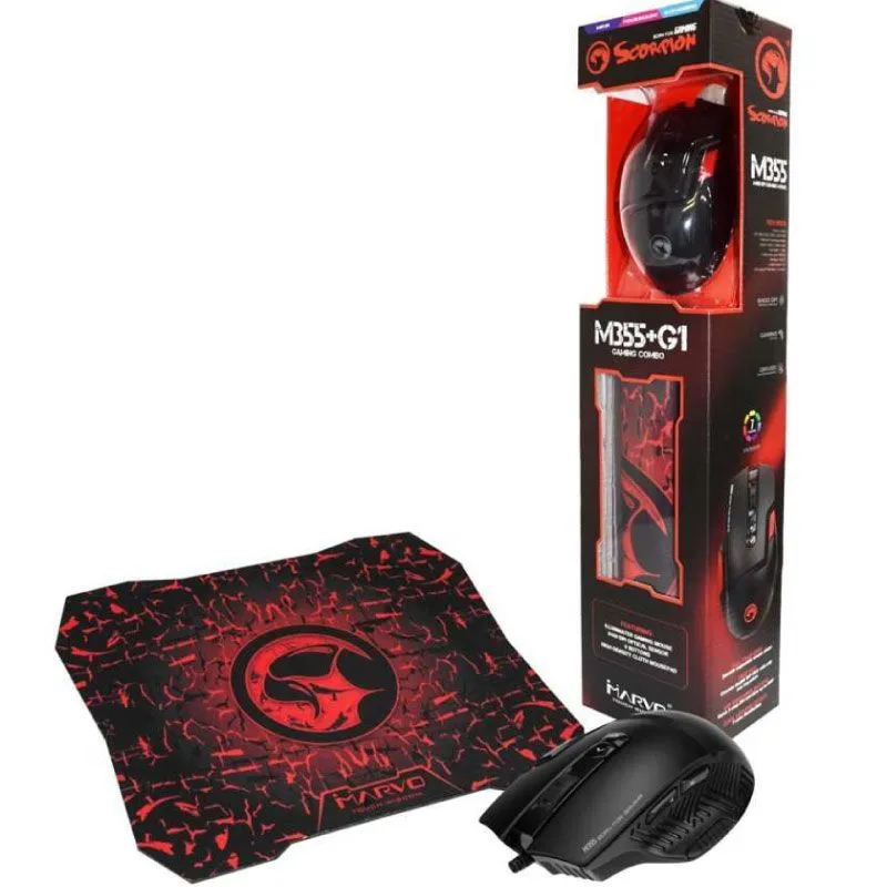 Marvo M355+G1 gaming miš +...