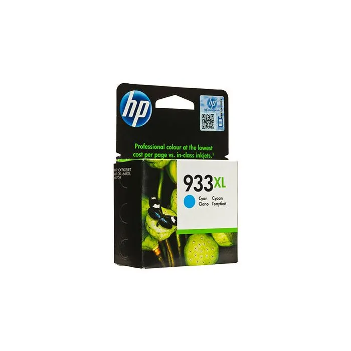 Tinta HP 933XL cyan CN054AE...