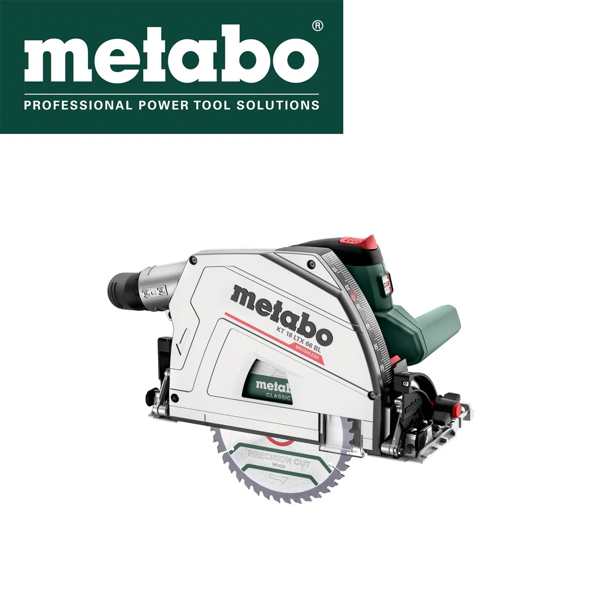 Aku ručna kružna pila – cirkular Metabo KT 18 LTX 66 BL 601866660 18V 165mm sa dvije 5.5Ah baterije i punjačem u koferu