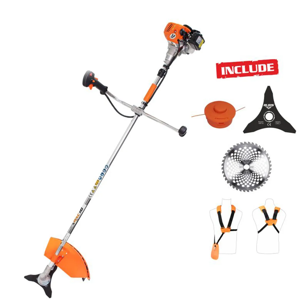 Benzinski trimer – motorna kosa Ruris DAC 110 11020231 1.2KS