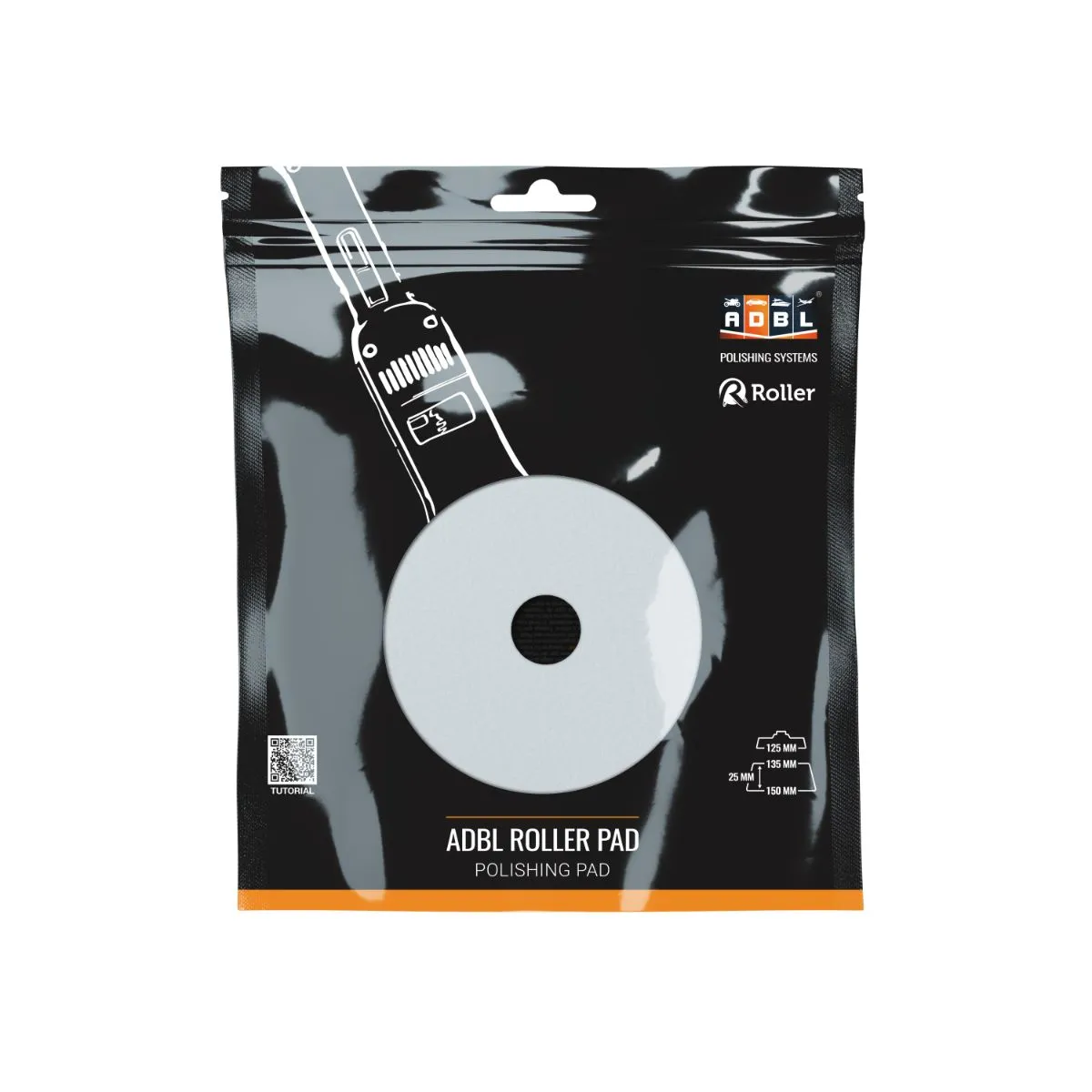 Gruba spužva za poliranje automobila ADBL PAD CUT 150 DA 0826 165mm