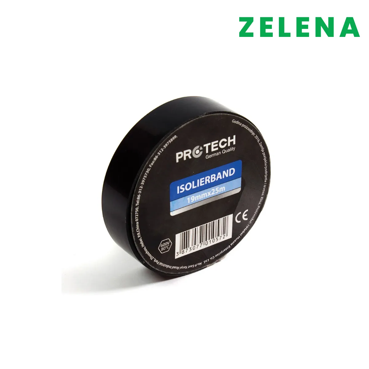 Izolir traka Protech 06TRA0018 10m 15mm – zelena