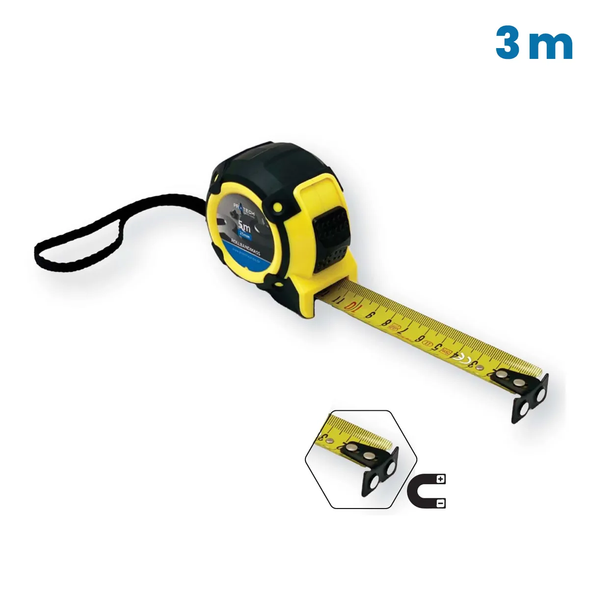 Mjerna traka – metar sa magnetom Protech Kraft 06MET0016 3m