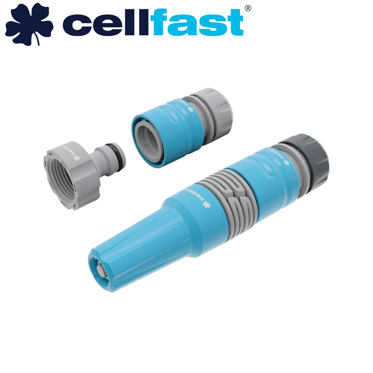 Podesiva mlaznica za crijevo Cellfast Ideal 1/2″ sa dodacima 50-705