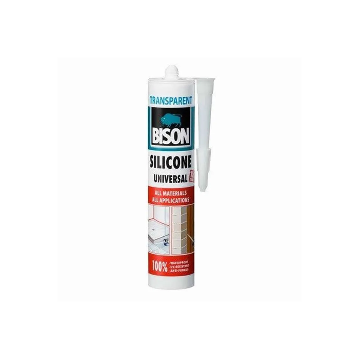 Univerzalni vodootporni silikon Bison 22BIS0068 280ml bijeli