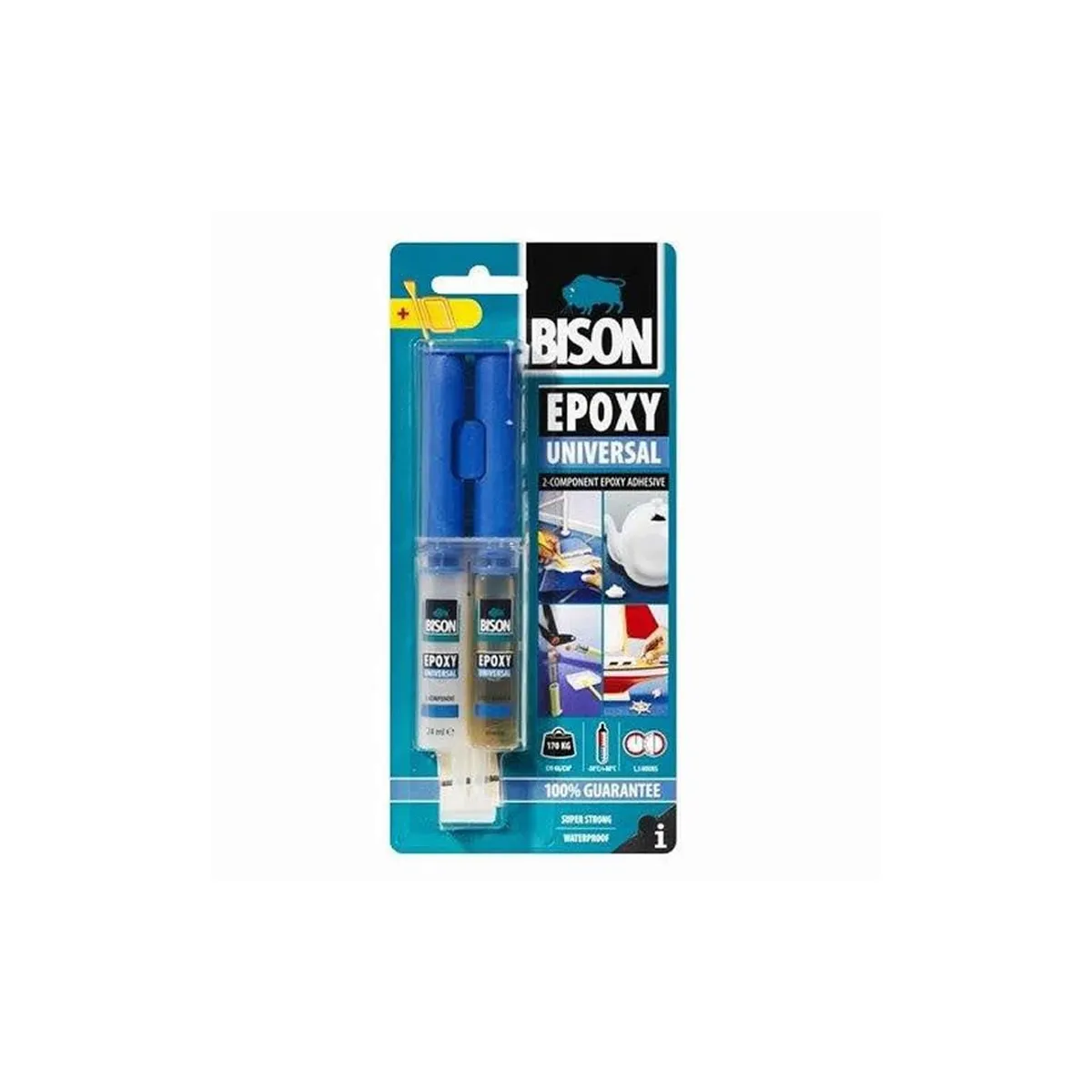 Univerzalno dvokomponentno epoxy ljepilo Bison 22BIS0041 24ml