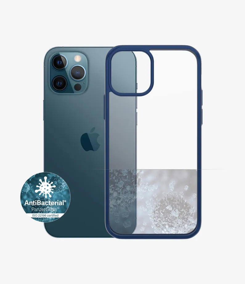 Providni okvir PanzerGlass ClearCaseColor™ iPhone 12/12 Pro – True Blue Limited Edition