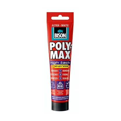 Bison Polymax White High Tack Tube 165 g