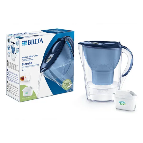 Brita Marella Cool PRO bokal za filtriranje vode plavi