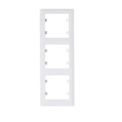Hager Okvir 3-struki vertikalni bijeli Lumina