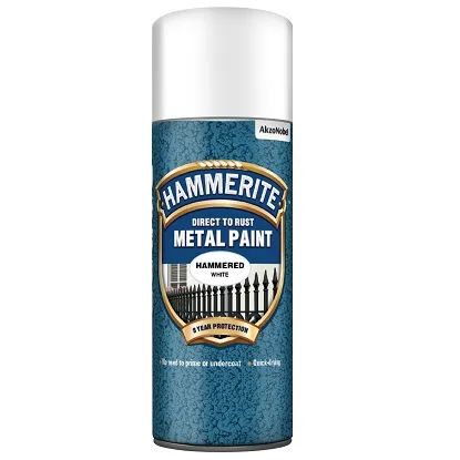 Hammerite sprej efekt 3 u 1 lak bijeli 400 ml