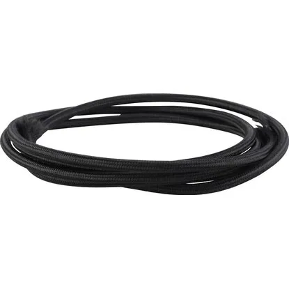 Kabl tekstilni crni 1m