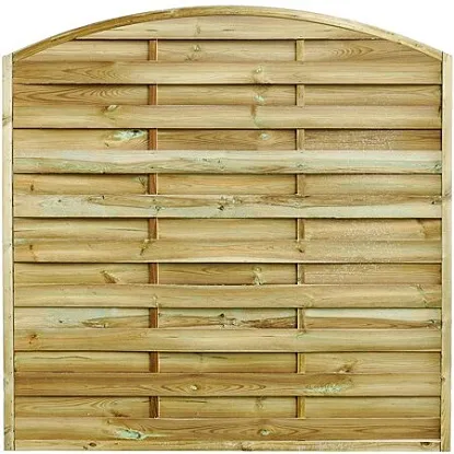 Ograda panel LUCAS 180×180 cm polukružna