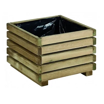 Saksija drvena za cvijeće KUB 40×40 cm