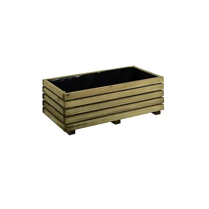 Saksija drvena za cvijeće KUB 80×40 cm