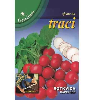Sjeme na traci rotkvica rapid red