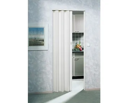 Vrata harmonika Eorostar bijela 205×83 cm