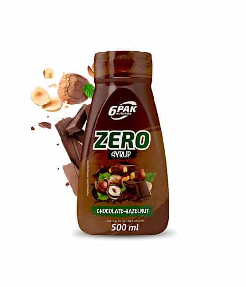 6PAK Nutrition Syrup Zero 500ml Chocolate Hazelnut