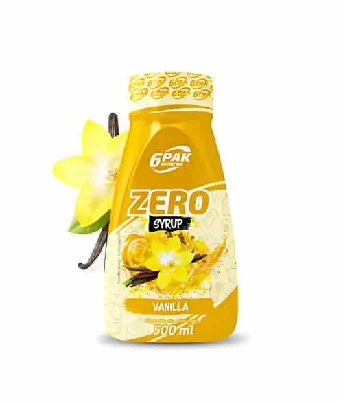 6PAK Nutrition Syrup Zero 500ml Vanilla