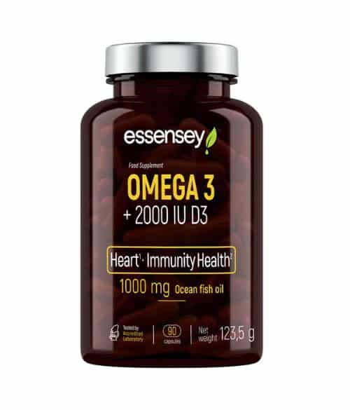ESSENSEY Omega 3 + D3 2000IU 90caps