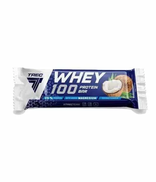 TREC Whey 100 Protein Bar Coconut