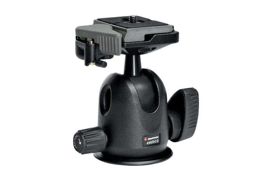 Manfrotto 496RC2 Compact ball head w/RC2 /Novo!