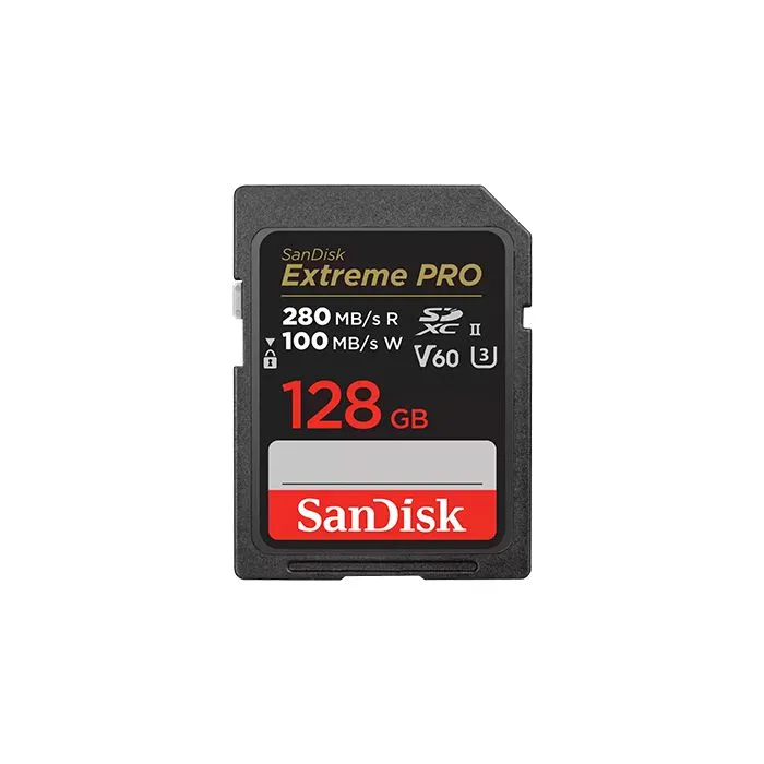 Sandisk SDXC Extreme Pro 128GB 280MB/s UHS-II V60