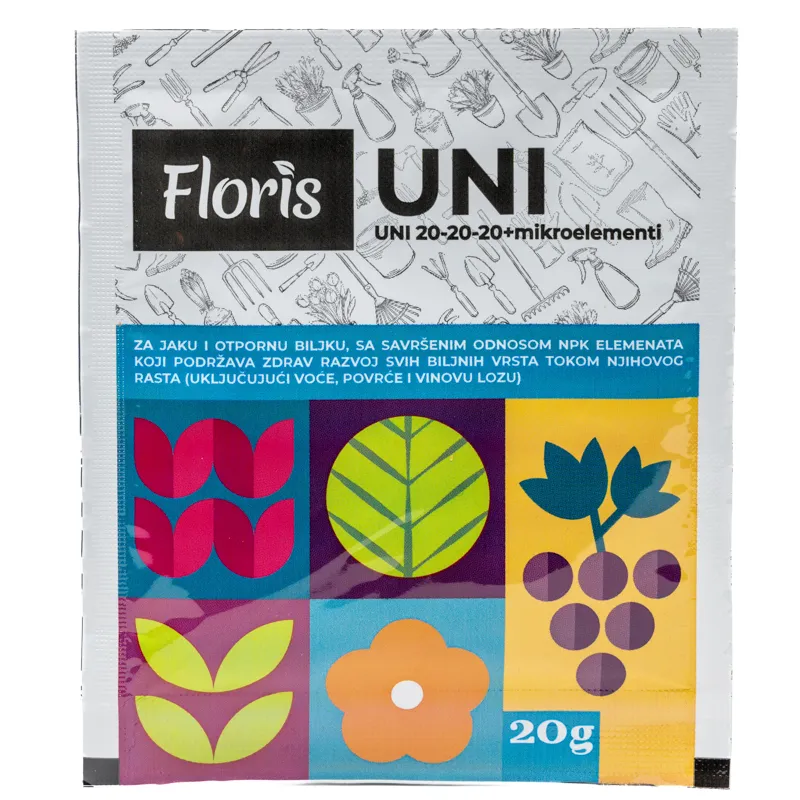 Floris đubrivo UNI  20-20-20+ME 20g
