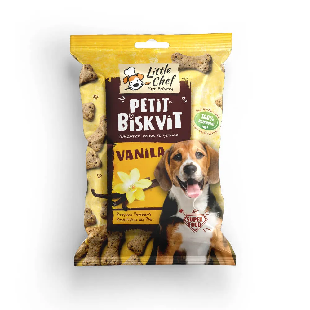 PETIT BISKVIT- prirodna poslastica za pse -Vanila 150gr