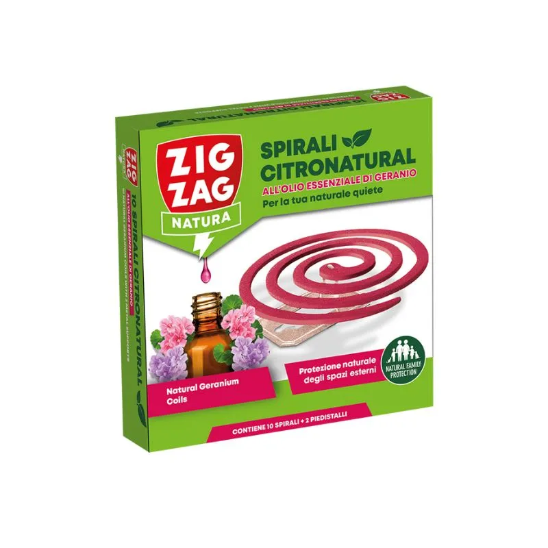 Zig Zag spirale protiv komaraca citro-eko (geranio)