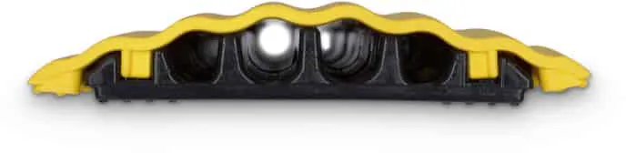 Adam Hall Defender OFFICE YEL Cable duct 4 channels | yellow | office | height 2cm kablovski kanal